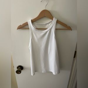 Lululemon Align Waist-Length Racerback Tank in White